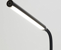 Настольный светодиодный светильник на прищепке DE1727 6W, 4000K, 100-240V, черный