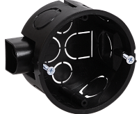 Коробка КМ40002 установочная для твердых стен (65х40) с саморезами