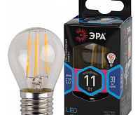 Лампа светодиодная FILAMENT 11W E27 4000K свеча, Эра