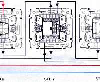 Valena LIFE Переключатель промежуточный с лиц панелью винт зажимы алюм 752607