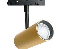 Светильник трековый низковольтный 10W 4000K золото MGN303