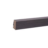 Завершающая рейка с монтажной планкой L08 Ироко 2750*27*19мм