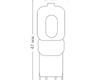 Лампа светодиодная  5W G9 6400K LB-430 (Feron)