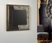 Веркель Рамка на 1 пост (золото/черный) WL77-Frame-01 сн/пр