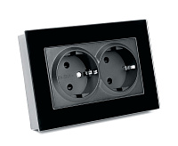 Катрин Розетка 2-ая с/з со шторками в сборе черный GLS16-7014-05