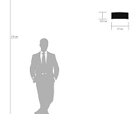 Бра AMERIGO 746618 УМБРА прозрачный