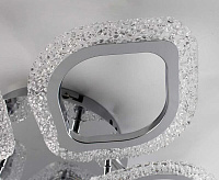 Люстра светодиодная "AZALIA ICE" 80W 5F-APP-530x70-CHROME/CLEAR-220-IP20