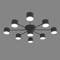 Люстра  CL-BLACK DOT-R001-GX53*9 BK