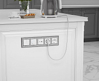 Веркель Розетка USB тип A+C (белый) W1171801