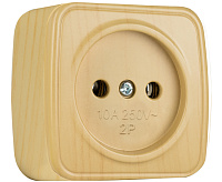 Розетка 1-местная 10А без заземления EKF EGR10-022-30