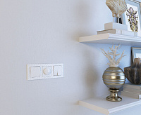 Веркель Выключатель 2-кл (белый) W1220001 Hammer