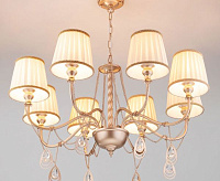 Люстра металл 60068/8 перламутровое золото