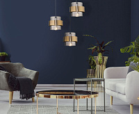 Подвесной светильник 50243/1 черный/дымчатый