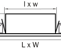 Светильник встраиваемый 212149 WALLY ТИТАН сн/пр