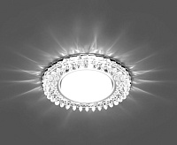 Светильник с подсветкой GX53 CD4027/1 15W 4000К прозрачный хром