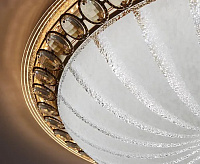 Накладной светильник "CASABLANCA" GOLD 100W R-600-WHITE-220-IP20