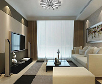 Люстра светодиодная "LUMIERA" 90W R-610x125-RC-CHROME/CHROME/CLEAR-220-IP20