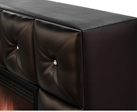 Каминокомлект Очаг электрический Electrolux EFP/Р3020LS с порталом Crystal 30 темная экокожа  сн/пр