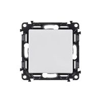 Valena LIFE Переключатель 1-кл c лиц панелью безвинт зажимы бел 752406 сн/пр