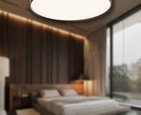 Накладной светильник 20W 4000K черный AL200 "Simple matte"