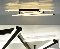 Люстра светодиодная "PALLA" 110W 3S-APP-500x460x80--WHITE/BLACK/CLEAR-220V-IP20