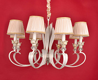 Люстра 5156/8 WH+GD