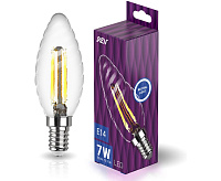 Лампа светодиодная filament свеча витая ТС37, 7Вт, Е14, 4000К, DEKO Premium 32493 5 сн/пр