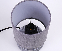 Настольная лампа DELTA 1xE14 R-120x200-GRAY/BLACK-220-IP20