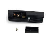 Коннектор для подвесных трековых светильников, черный LD1015