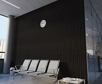 Панели 3D RAIL из вспененного полистирола Венге 2700*120*10мм