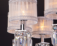 Люстра металл 10099/8 хром/прозрачный хрусталь сн/пр