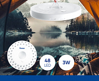 Фонарь светодиодный переносной с карабином TH2502 сн/пр