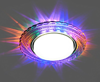 Светильник с подсветкой GX53 CD4037 RGB 15W 4000К прозрачный хром сн/пр
