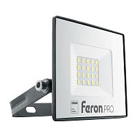 Прожектор светодиодный  20W 6400K IP65 черный LL-1000 Feron PRO