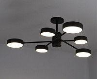 Люстра светодиодная "MATEO" 75W 6R-ON/OFF-915x250-BLACK/WHITE-220-IP20