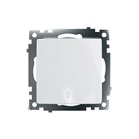 Катрин Переключатель 1-кл белый GLS10-7105-01