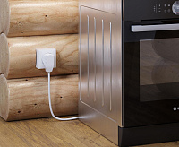 Веркель Розетка с вилкой для электроплиты 32А 250В (белый) W1189201