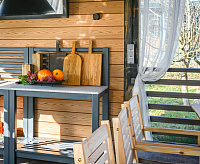 Веркель Розетка влагозащ. с зазем. с защит. крышкой и шторками Gallant (графит рифленый) W5071204 сн/пр