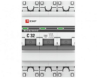 Автоматический выключатель EKF ВА 47-63 3P 4,5kA 32 А