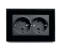 Катрин Розетка 2-ая с/з со шторками в сборе черный GLS16-7014-05