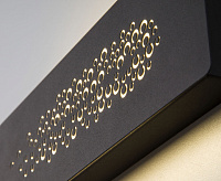 Настенный светодиодный светильник Grape черный 40149/1