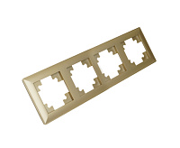 Катрин Рамка 4-ая пластик золото PFR00-7004-08