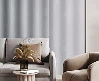 Панели 3D RAIL EAST из вспененного полистирола Бриз 2700х120х12 мм Белая