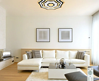 Накладной светильник "FLEXION DOUBLE" 180W R-800-WHITE/SILVER-220V-IP44