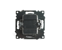 Катрин Выключатель 1-кл с подсветкой золото GLS10-7101-08