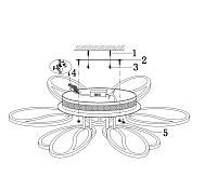 Люстра светодиодная FR6682-CL-L90W