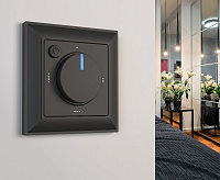 Веркель Рамка на 1 пост (Fiore черный матовый) WL14-Frame-01