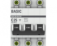 Автоматический выключатель EKF ВА 47-29 3P 4,5кА 25 А 