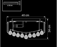 Люстра 713054 REGOLO ХРОМ