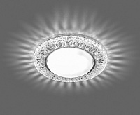 Светильник с подсветкой GX53 CD4022 15W 4000К прозрачный хром